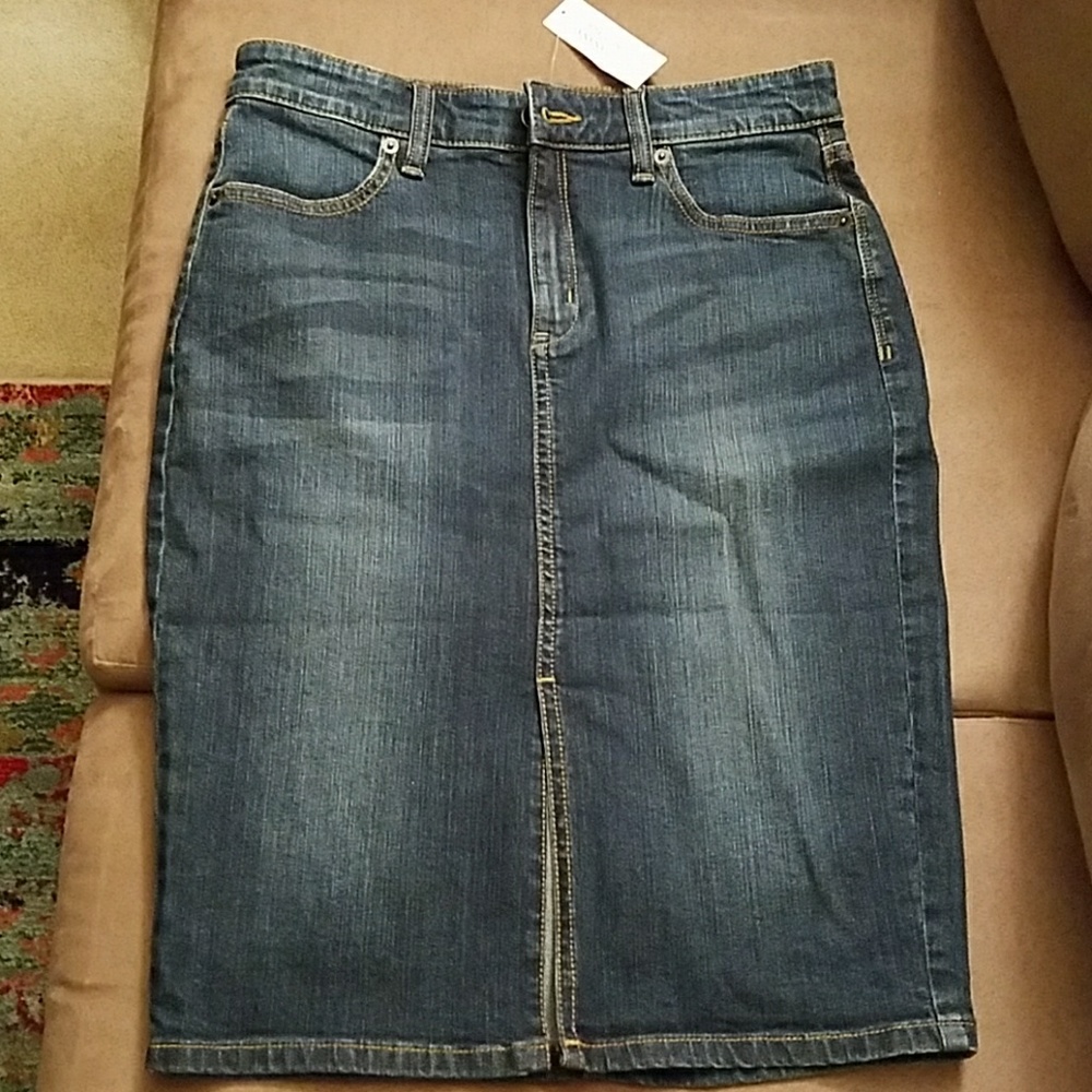 New Gap denim skirt